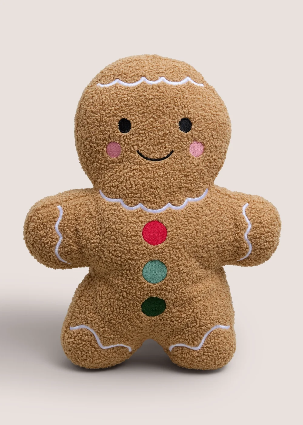 Gingerbread Shaped Cushion Image 1