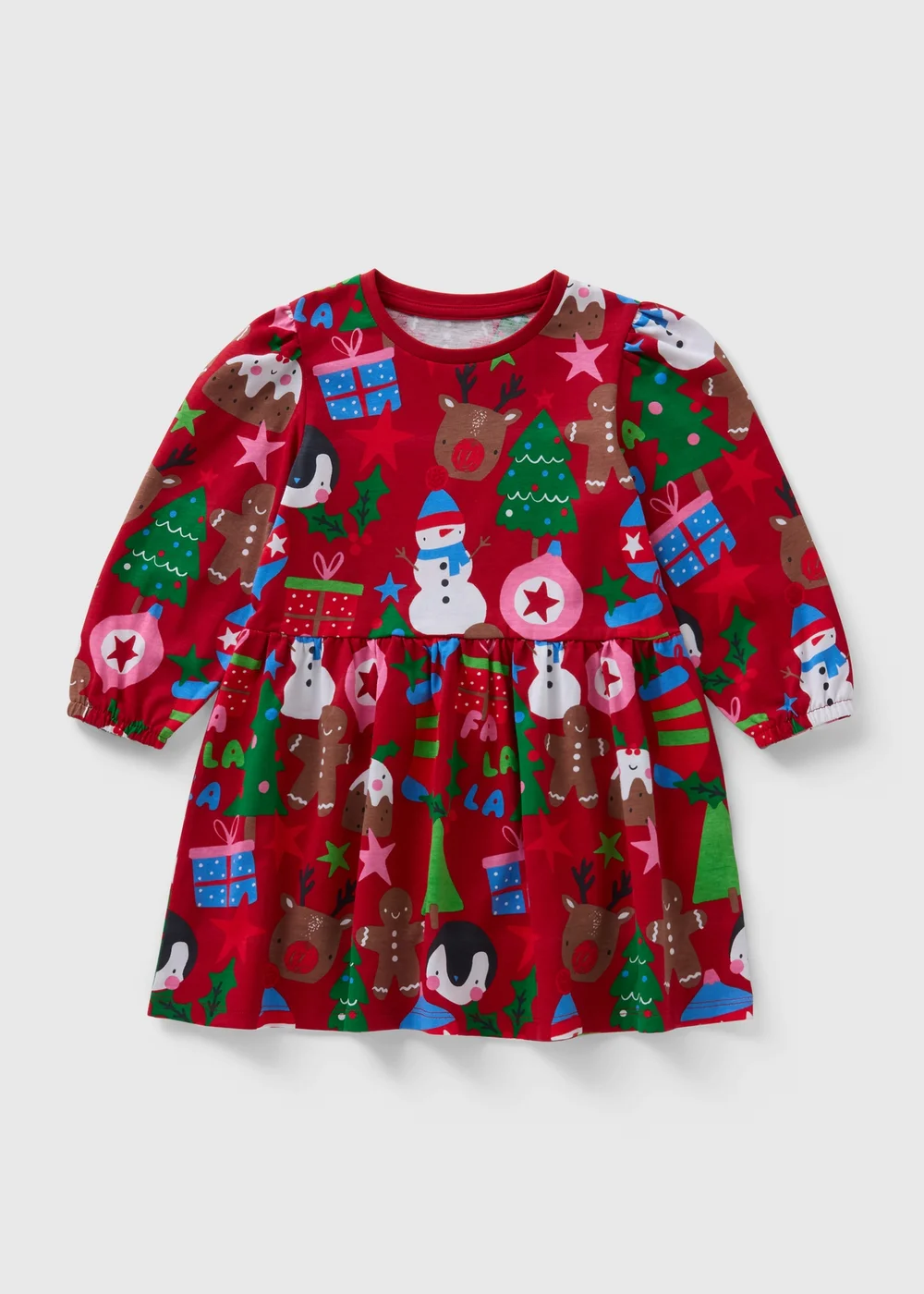 girl red christmas dress AKOEE Girls' Long Sleeve Dress Ruffle Tiered Maxi Dress Party Christmas Outfits Cotton Red Dresses Fall Winter Clothes (5-6 Years, Red), Infant Girl's