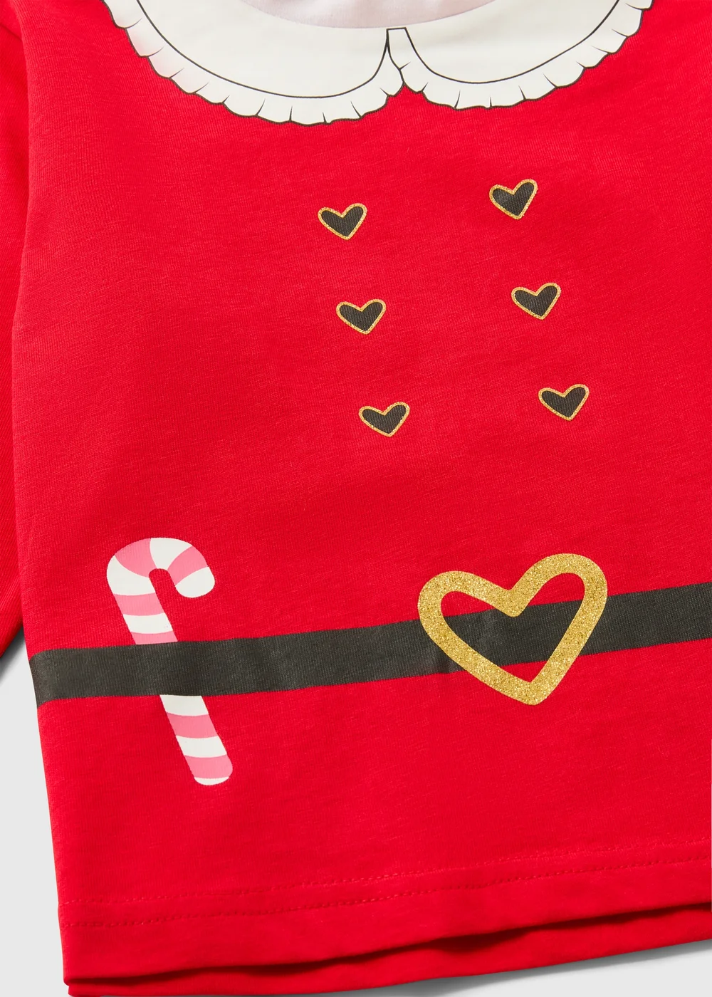 Girls Mrs Claus Christmas Pyjamas (1-7yrs) - 1 half year to 2 Image 2