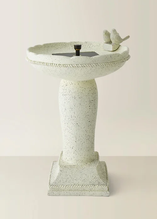 ValueLights Solar Bird Bath Water Fountain Garden Feature - One Size Image 3