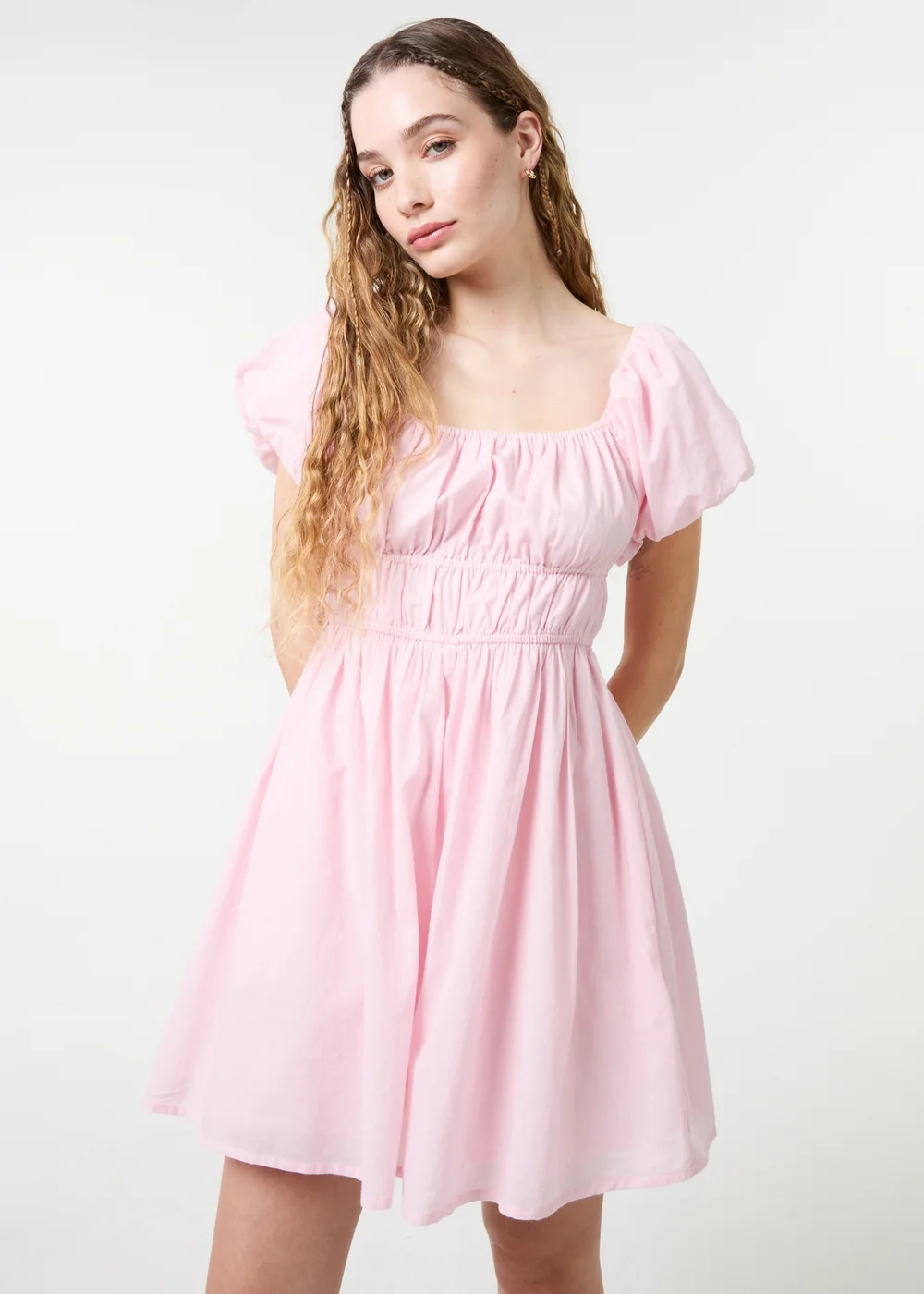 vanilla pink dress Millicent Vanilla Blush Maxi Dress