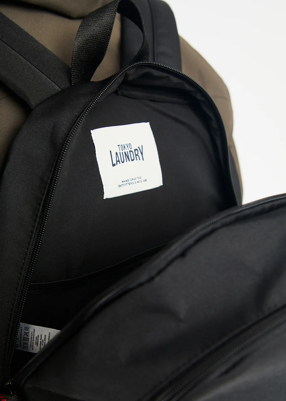 Tokyo Laundry Black Multi Compartment Backpack - One Size Image 2