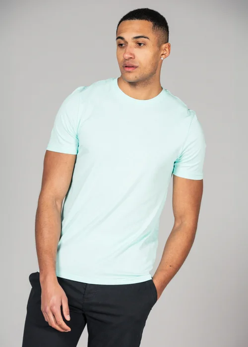 Tokyo Laundry Light Blue Cotton 5-Pack Short Sleeve T-Shirts - XL Image 4