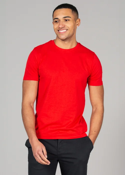 Tokyo Laundry Red Cotton 5-Pack Short Sleeve T-Shirts - L Image 3