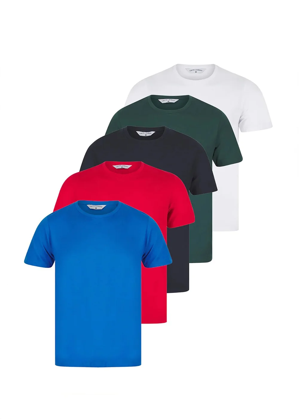 Tokyo Laundry Red Cotton 5-Pack Short Sleeve T-Shirts - L Image 1
