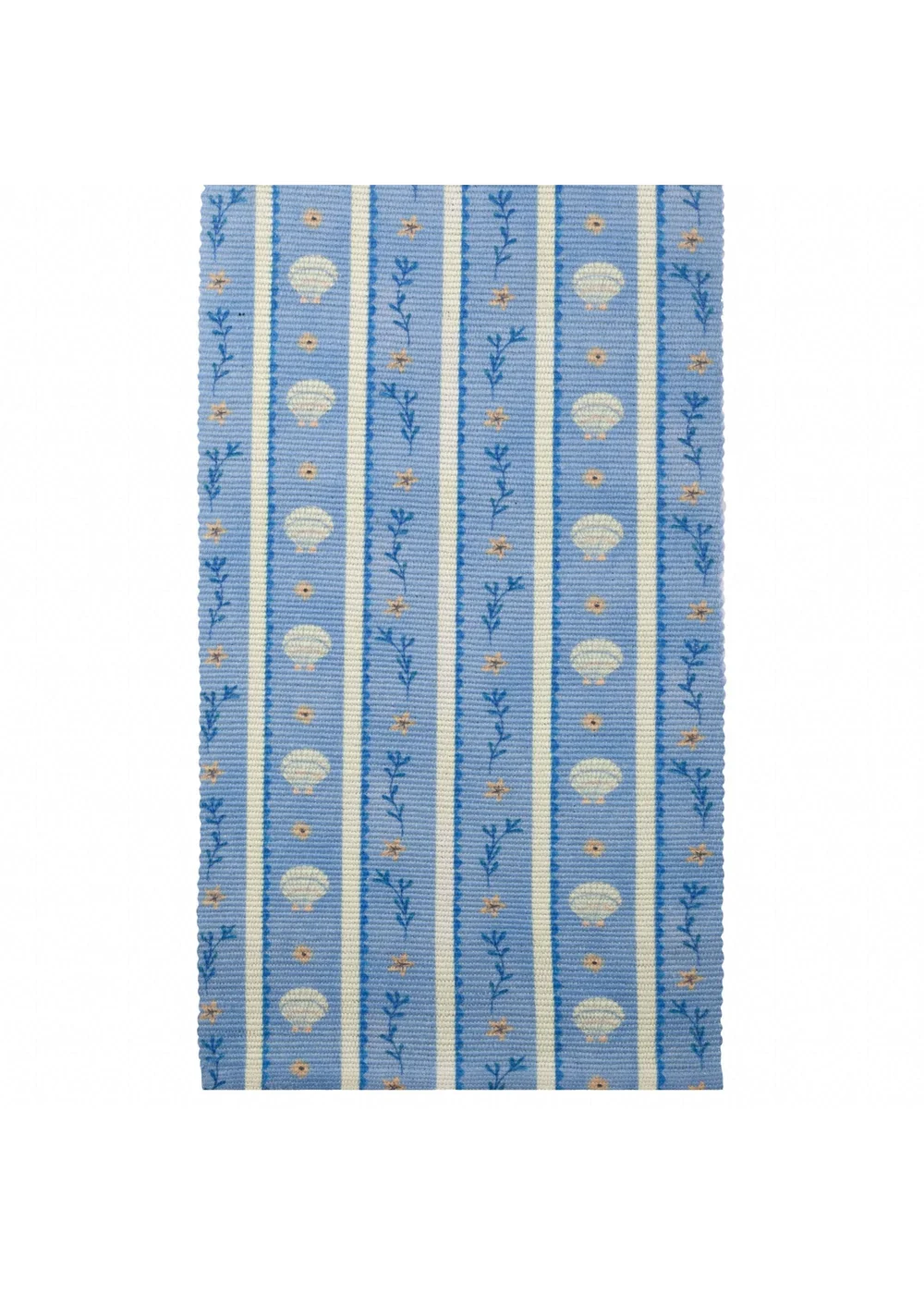 furn. Blue Sea Shells Indoor/Outdoor Table Runner - 180x35cm Image 4