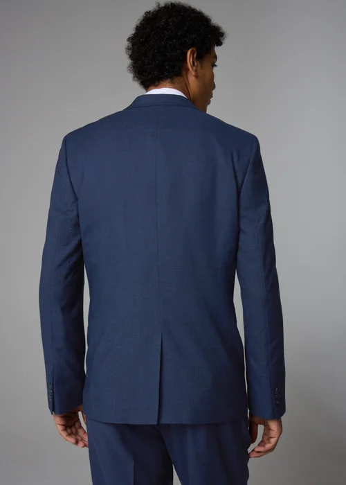 Taylor & Wright Willowby Blue Black Slim Suit Jacket - 40 Chest Short Image 4