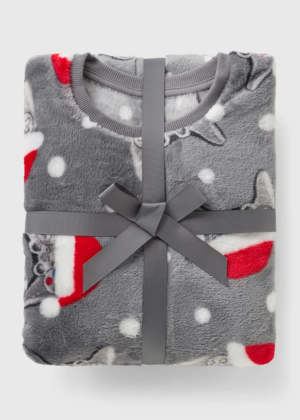 Boys Grey Christmas Console Fleece Pyjamas (7-13yrs) - Age 7 Years Image 2