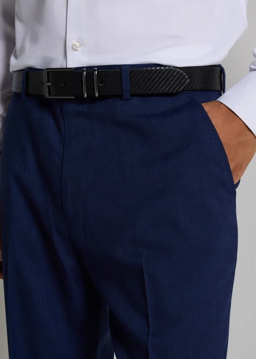 Taylor & Wright Willowby Blue Black Slim Suit Trouser - 40 Waist 29 Leg Image 3