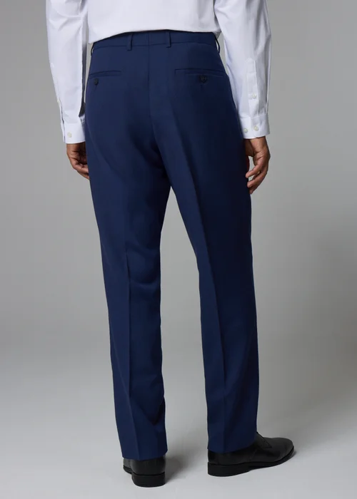 Taylor & Wright Willowby Blue Black Regular Suit Trouser - 34 Waist 29 Leg Image 2
