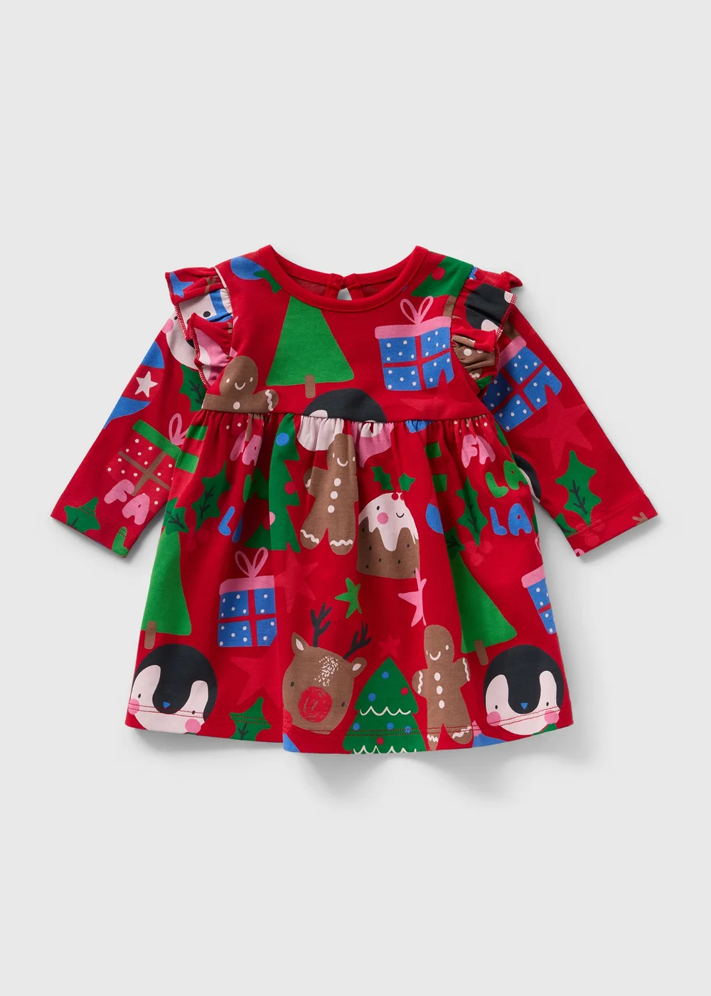 Baby Red Christmas Dress (Newborn-23mths) - Newborn | Matalan Baby Red Christmas Dress (Newborn-23mths) - Newborn | Matalan