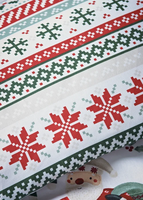 Christmas Mistletoe White Duvet Set - Single Image 3