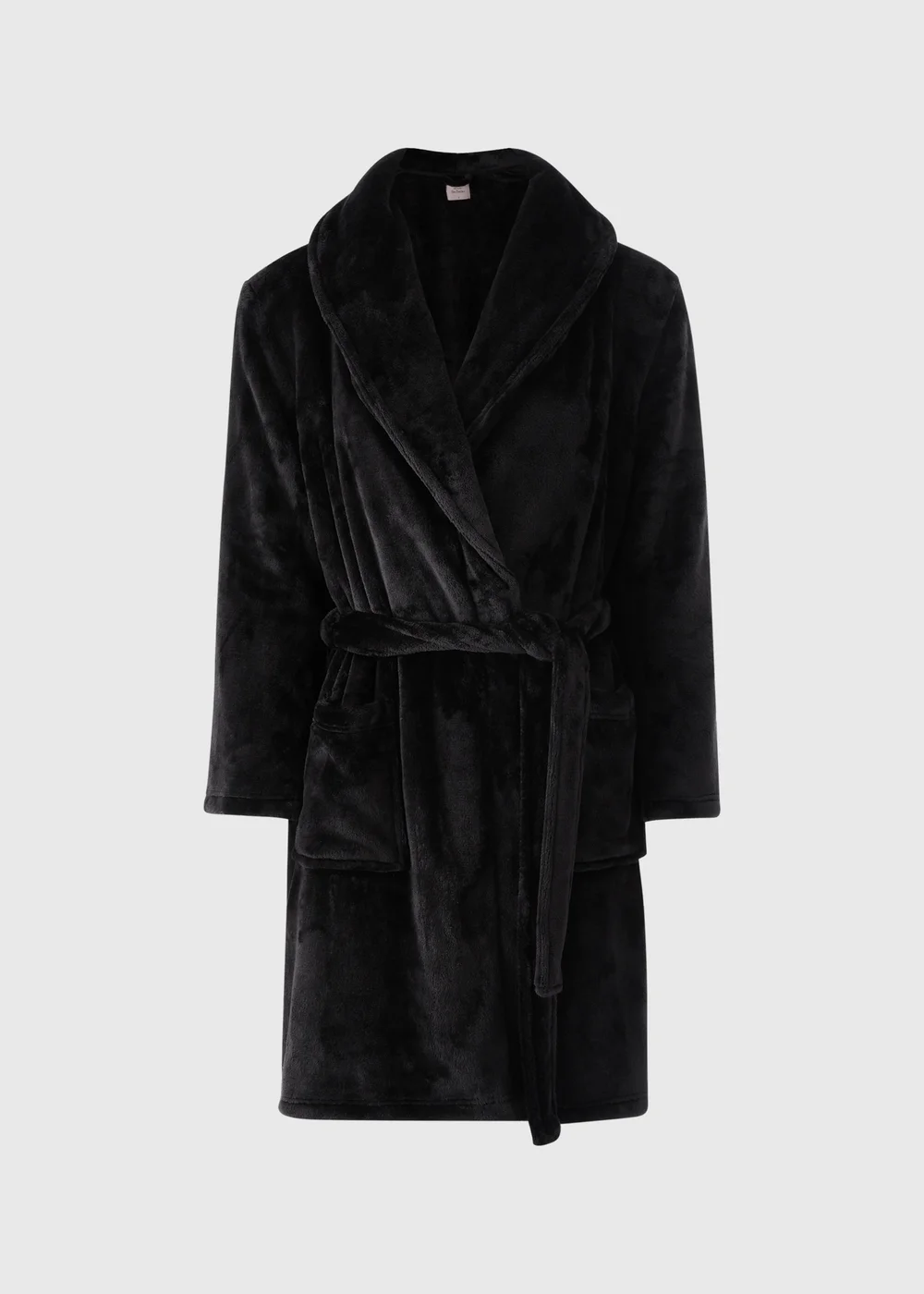Black Dressing Gown - Extra small | Matalan Black Dressing Gown - Extra small | Matalan
