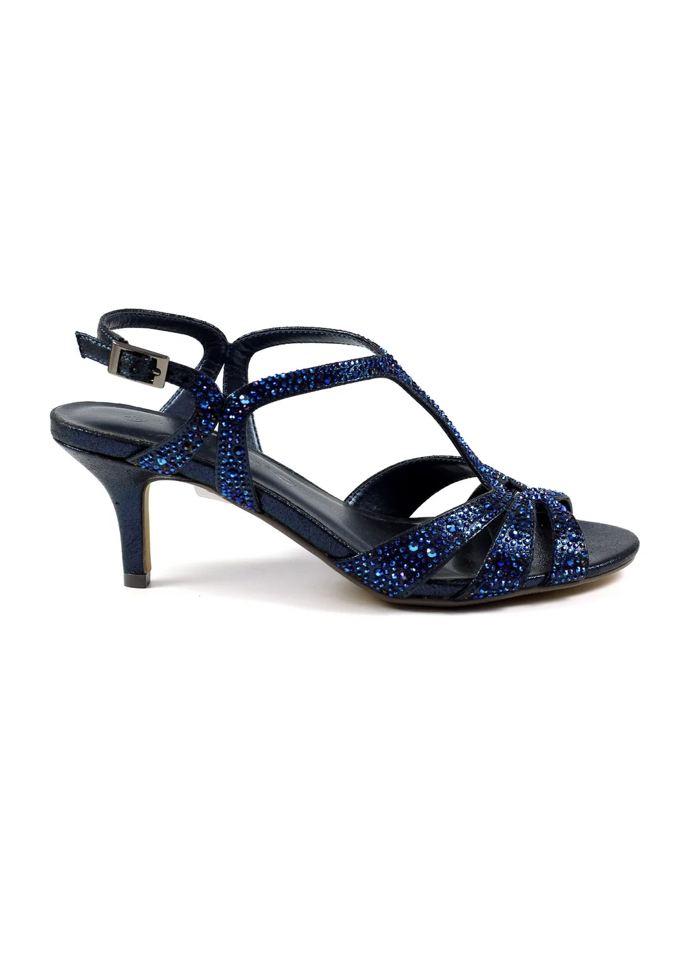 Lunar Navy Francie Wide Fit Shoe - Size 8 Image 3