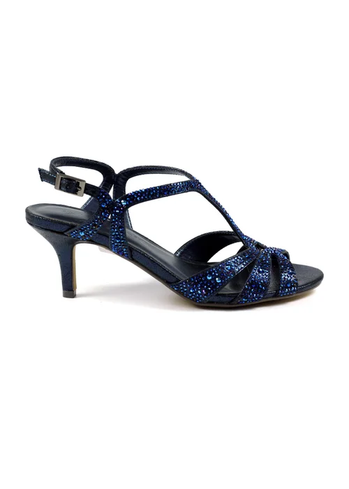 Lunar Navy Francie Wide Fit Shoe - Size 8 Image 3