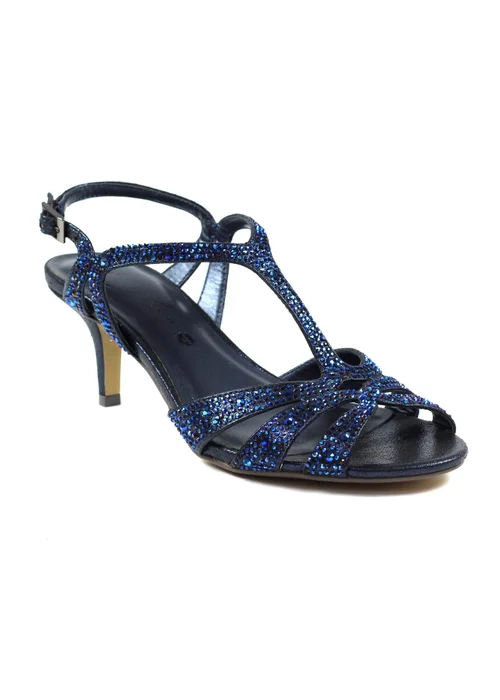 Lunar Navy Francie Wide Fit Shoe - Size 8 Image 2