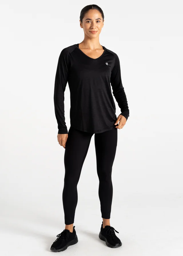 Dare2b Black Discern Sweat Wicking Tee