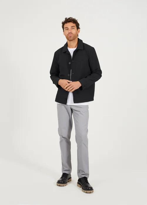 Brave Soul Black Seersucker Shacket - S Image 4