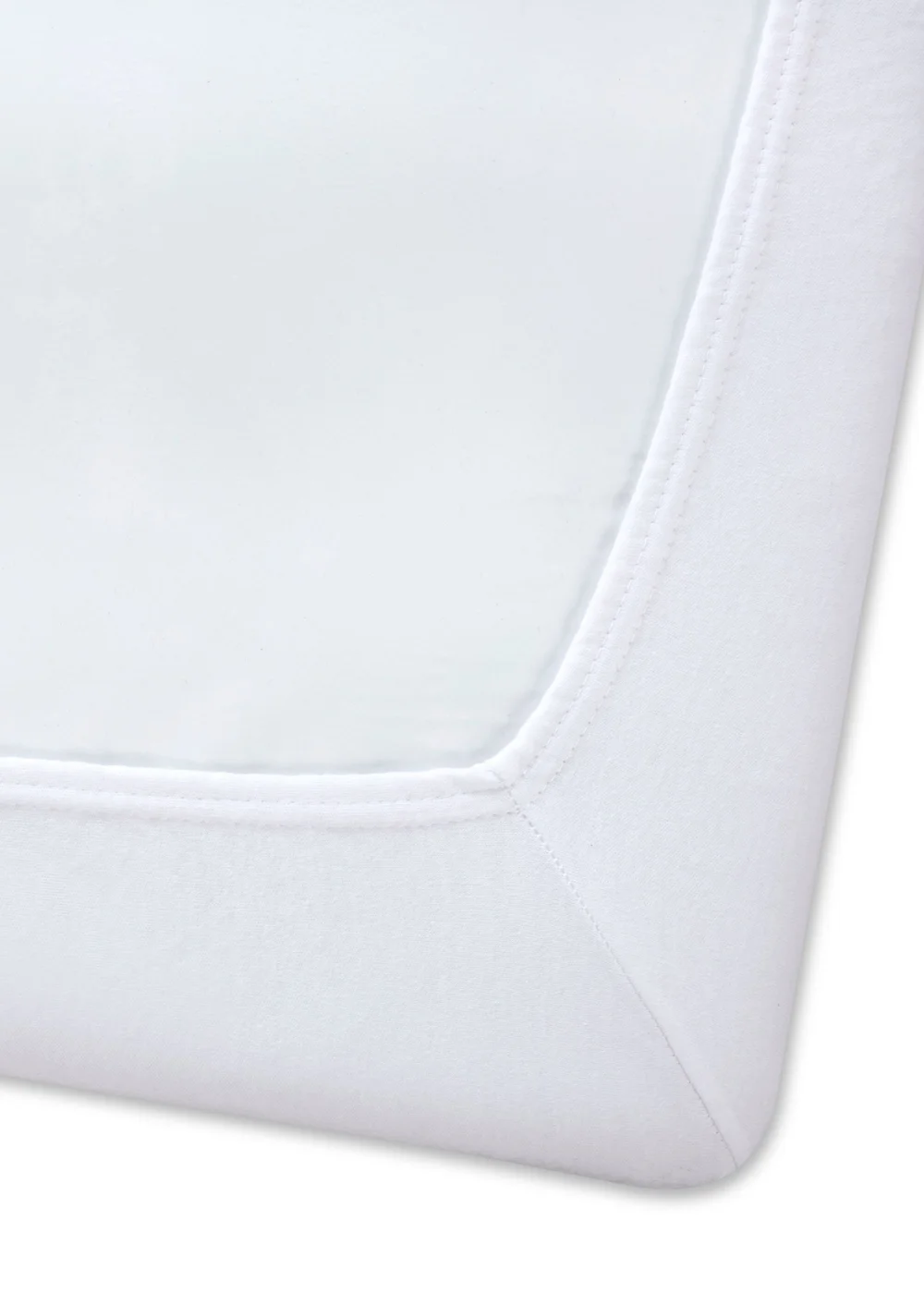 Clair de Lune 2 Pack White Cot Sheets - 60 X 120 Image 3