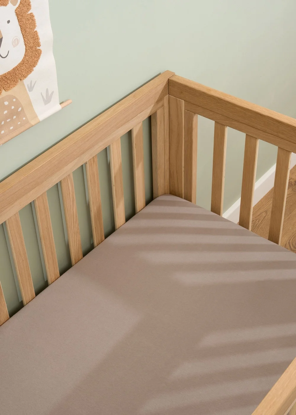 Clair de Lune 2 Pack Grey Cot Bed Sheets - 70 X 140 Image 1