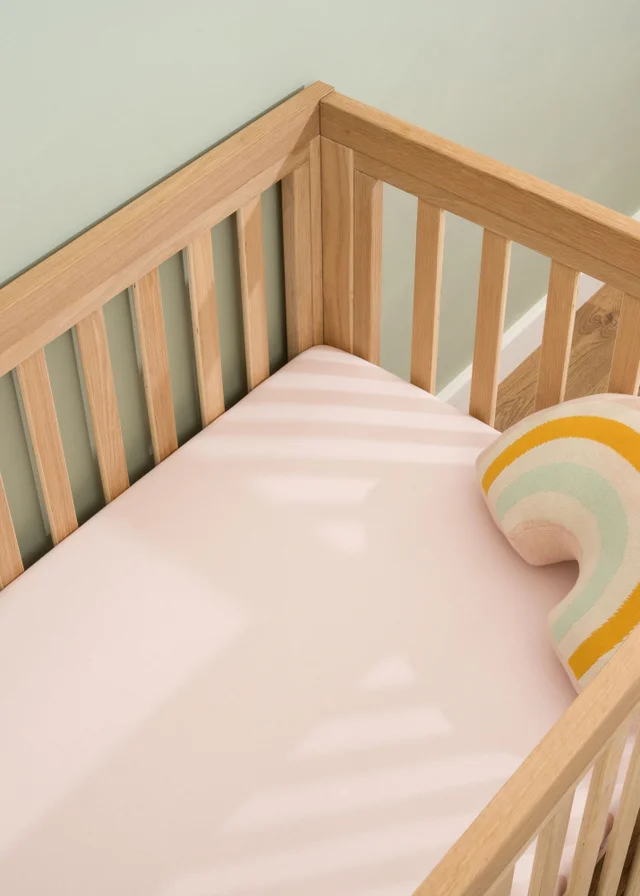 Clair de Lune 2 Pack Pink Cot Bed Sheets