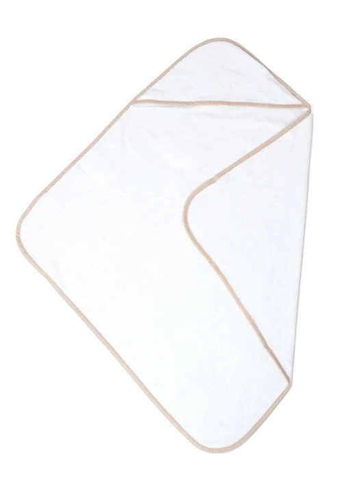 Clair de Lune 2 Pack White Basic Hooded Towel - One Size Image 2