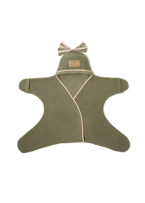 Clair de Lune Sage Star Fleece Wrap - 6-12 months Image 1