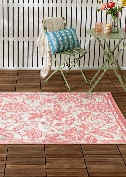 furn. Anemone Woven Jacquard Outdoor Rug - 120 x 180cm Image 1
