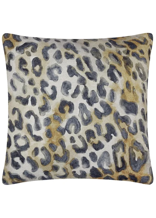 Paoletti Leopardis Leopard Woven Outdoor Cushion - One Size Image 2