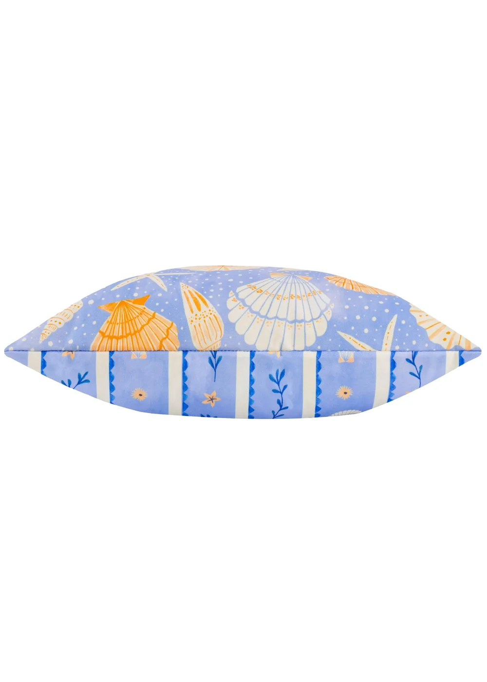 furn. Blue Sea Shells Printed Outdoor Cushion - One Size Image 4