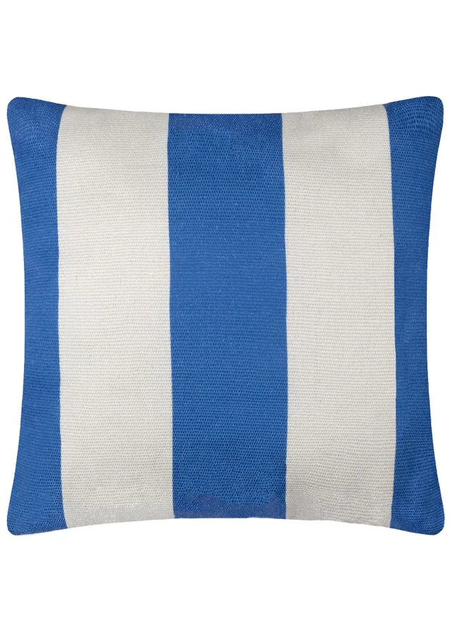 furn. Blue Deck Stripe Woven Outdoor Outdoor Cushion