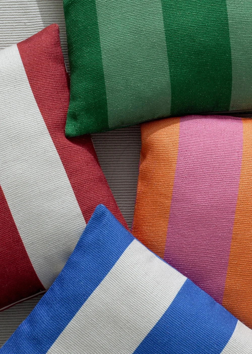 furn. Green Deck Stripe Woven Outdoor Outdoor Cushion - One Size Image 6