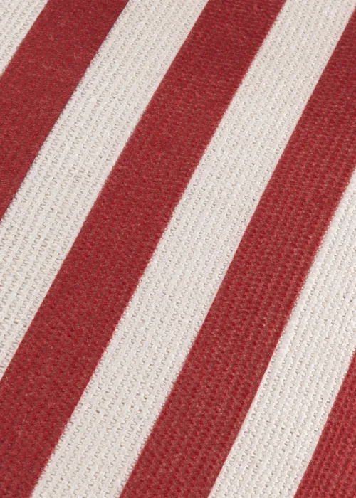 furn. Red Deck Stripe Woven Outdoor Outdoor Cushion - One Size Image 5