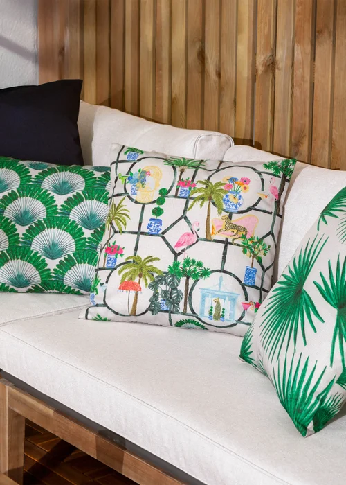 furn. Green Agave Tropical Outdoor Outdoor Cushion - One Size Image 6