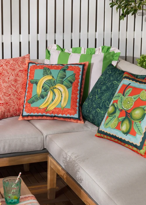 furn. Anemone Bananas Printed Outdoor Outdoor Cushion - One Size Image 5