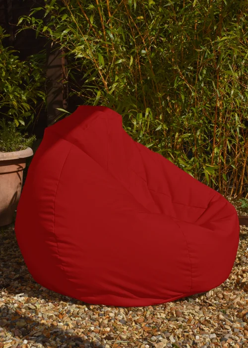 rucomfy Indoor/Outdoor Slouchbag Red Beanbag - One Size Image 2