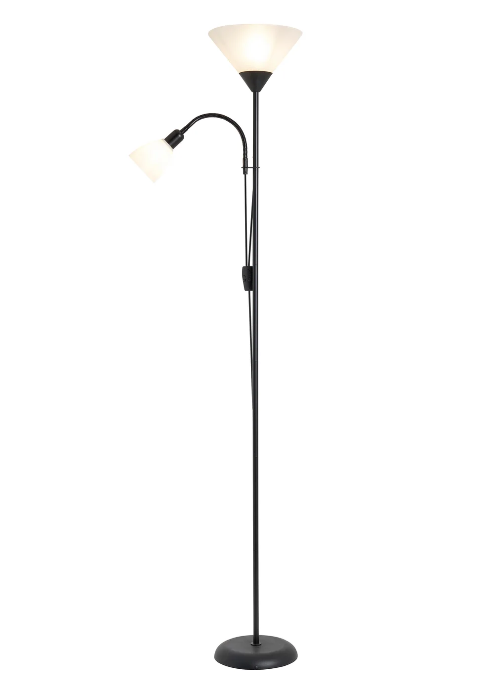 BHS Lighting Mary Mother & Child Floor Lamp Black (170cm x 25cm) - One Size Image 5