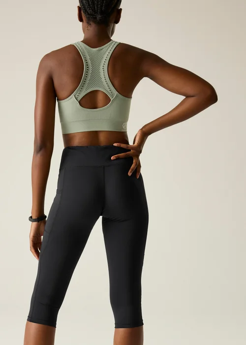 Dare 2b Black Influential II 1/3 UV Protective, Quick Drying Leggings - 16 Image 4