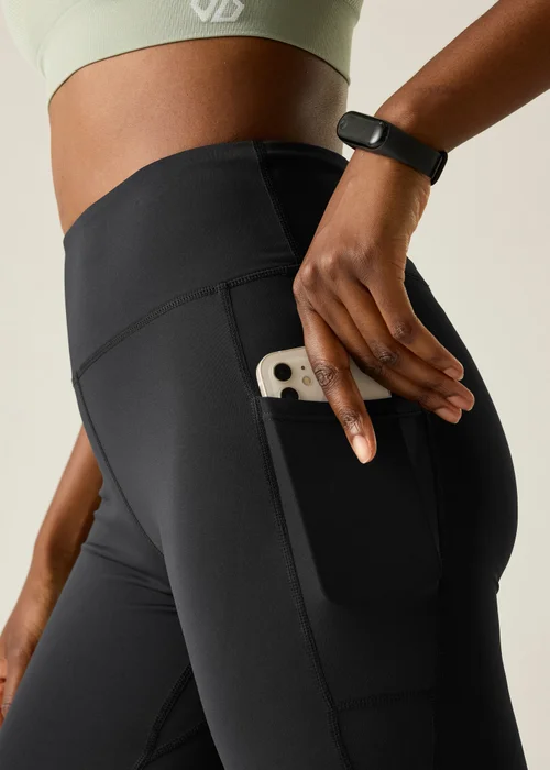 Dare 2b Black Influential II 1/3 UV Protective, Quick Drying Leggings - 16 Image 6