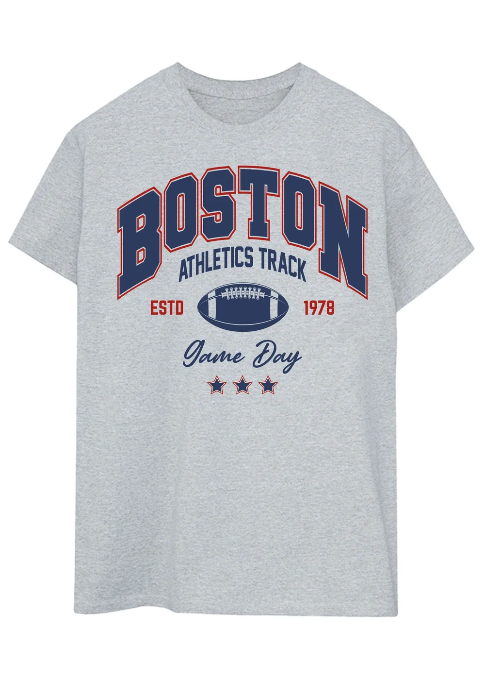 Brands In Boston Athletics Track Grey T Shirt - XL Image 1