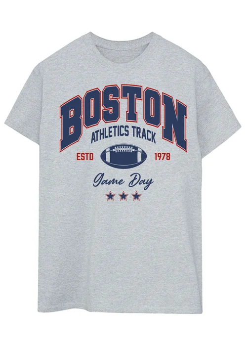 Brands In Boston Athletics Track Grey T Shirt - XL Image 1