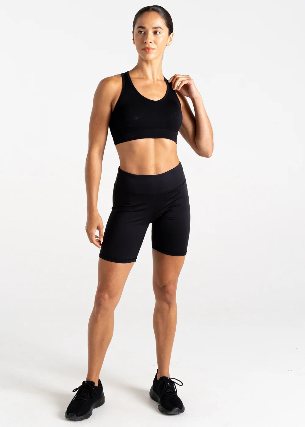 Dare2b Black Upbeat Quick Dry Shorts - 8 Image 1