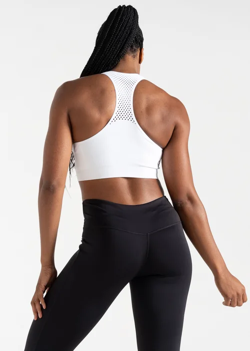 Dare2b White Don’t Sweat It II Quick Dry Bra - Medium Image 3