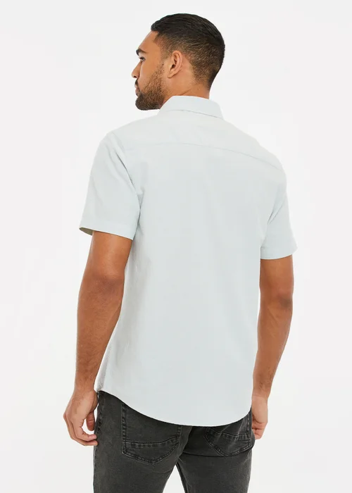 Threadbare green Oxford Cotton Short Sleeve Shirt - 2XL Image 2