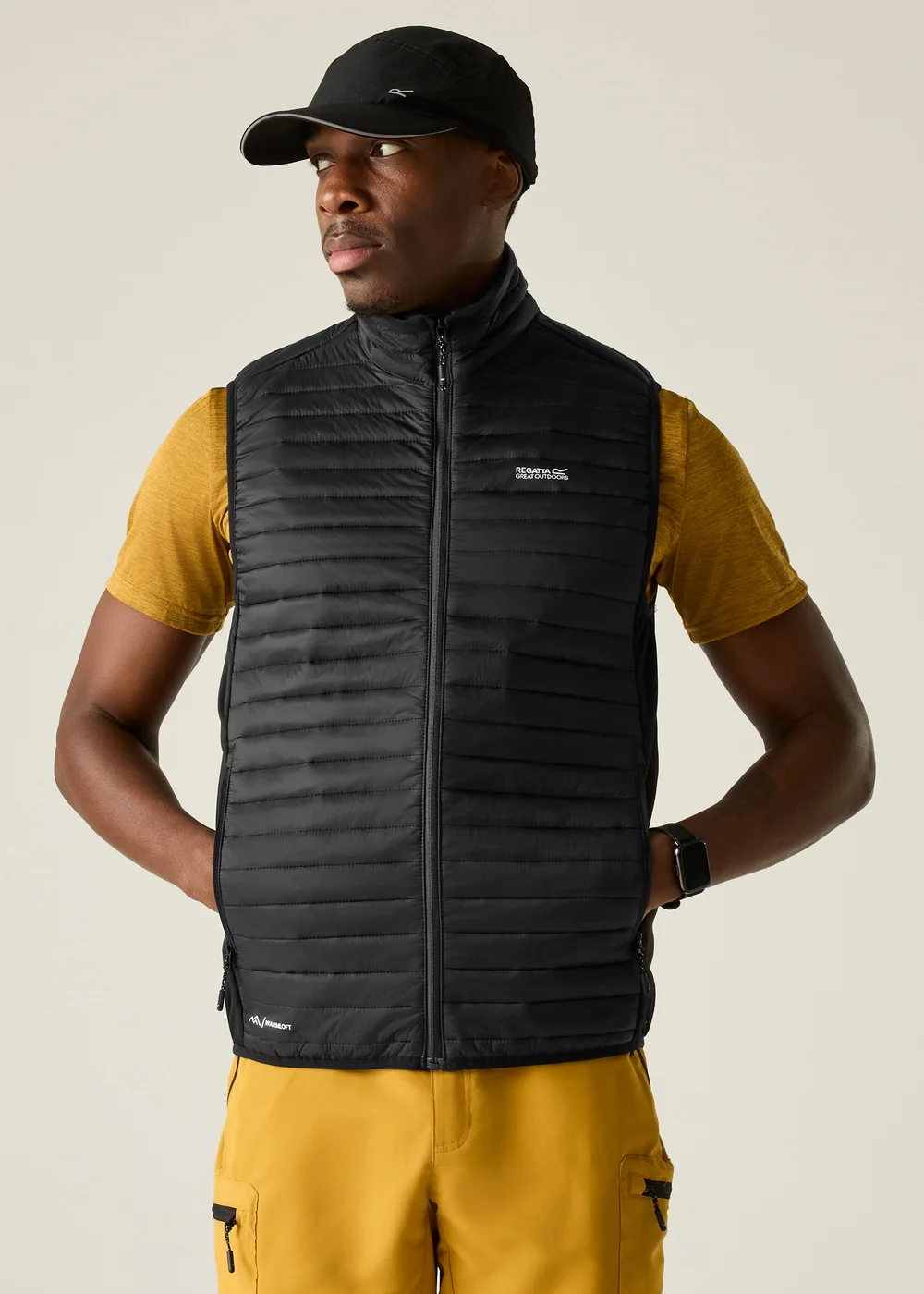 Regatta Black Andreson Hybrid Water-Repellent, Lightweight Bodywarmer - S Image 1