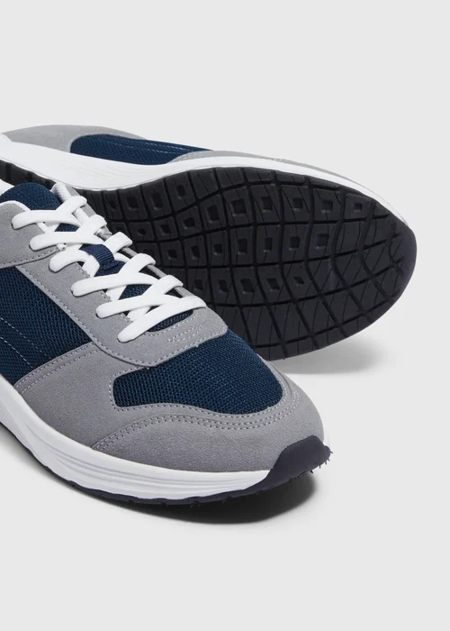 Grey Smart Chunky Trainers - 6 Image 2