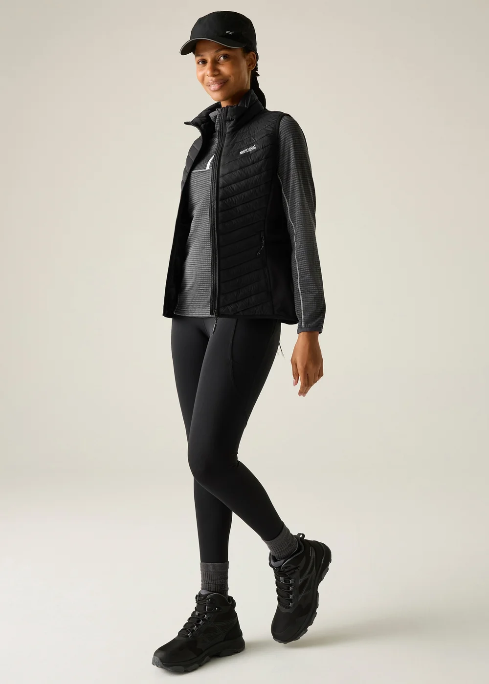 Regatta Black Anderson Hybrid Water-Repellent Bodywarmer - 10 Image 3