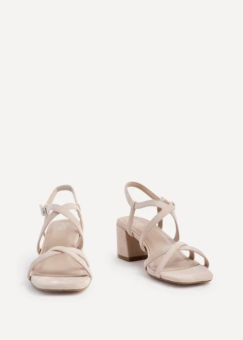 Linzi Jovanna Nude Strappy Heeled Sandals - Size 3 Image 3