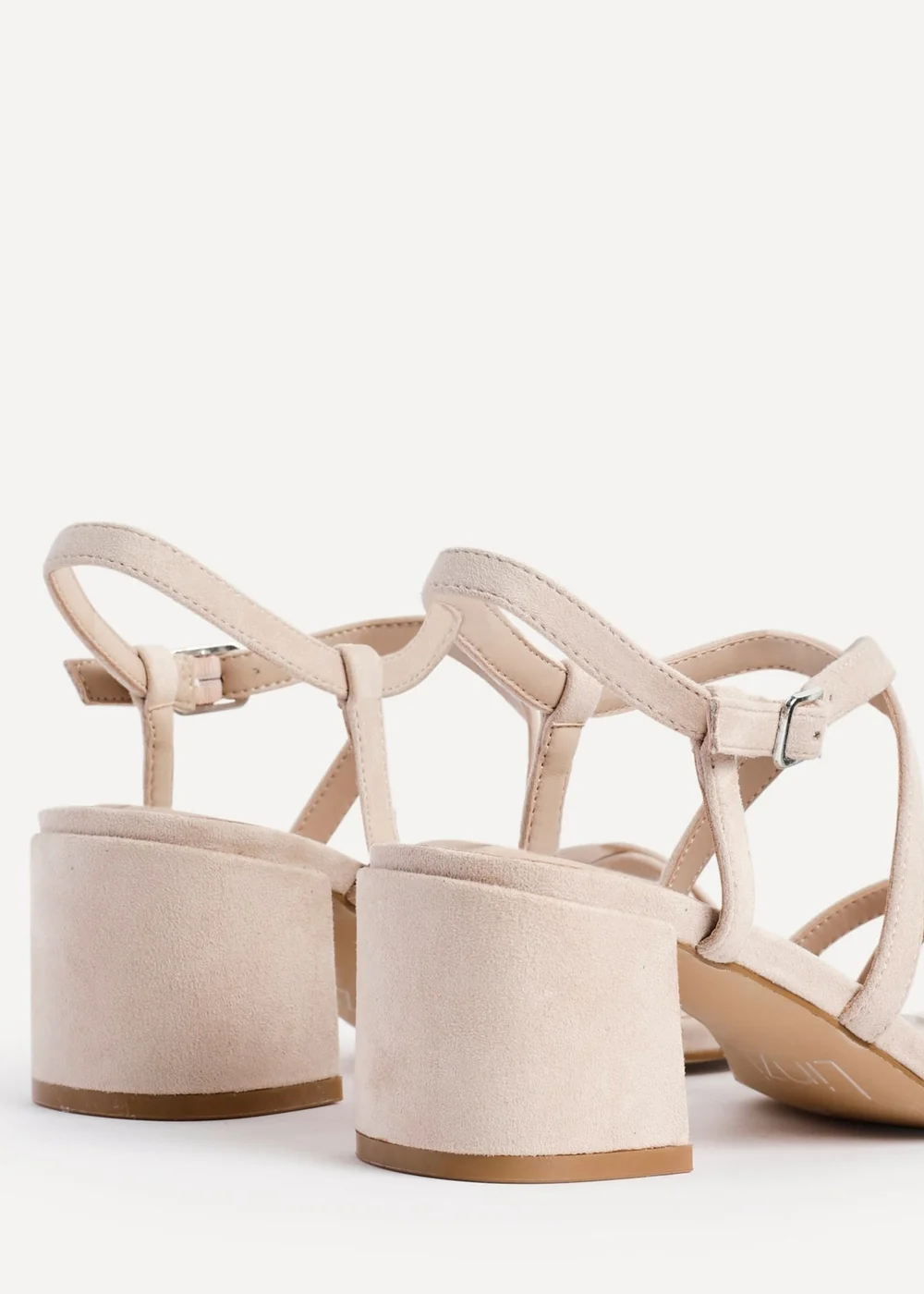 Linzi Jovanna Nude Strappy Heeled Sandals - Size 3 Image 5