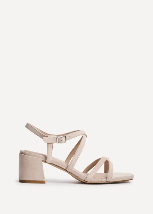 Linzi Jovanna Nude Strappy Heeled Sandals - Size 3 Image 2